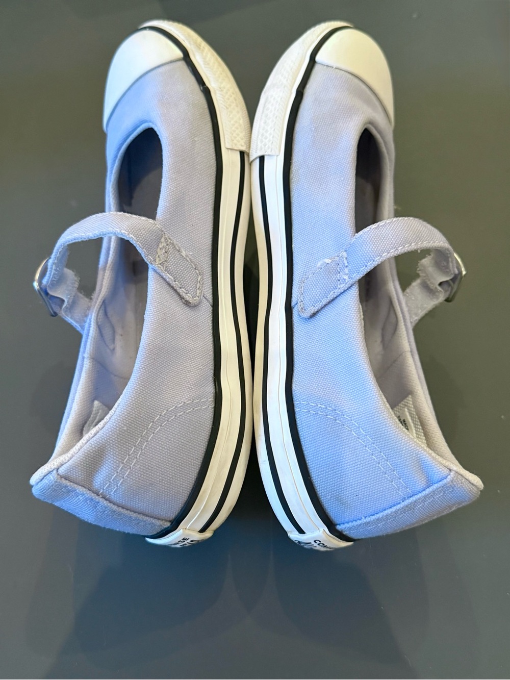 Converse Chuck Taylor All Star Dainty Mary Jane Sneakers Girl’s 1 Blueberry Ice - Picture 5 of 8